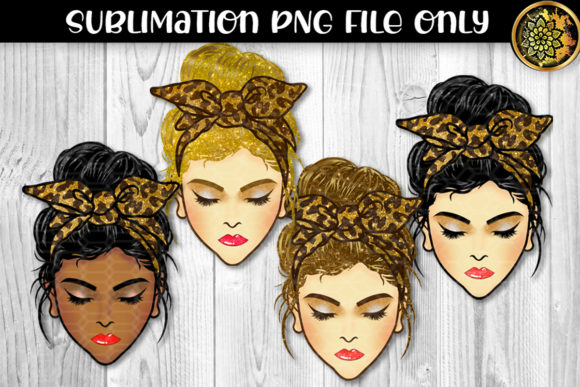 Glitter MessyBun Momlife Sublimation Review
