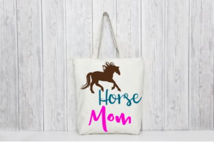 Horse Mom: A Thoughtful Embroidery Design for Equestrian Lovers